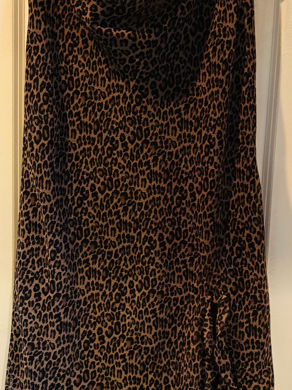 Skirt Fully Lined with Ruffle to Side by Tower Hill New size L